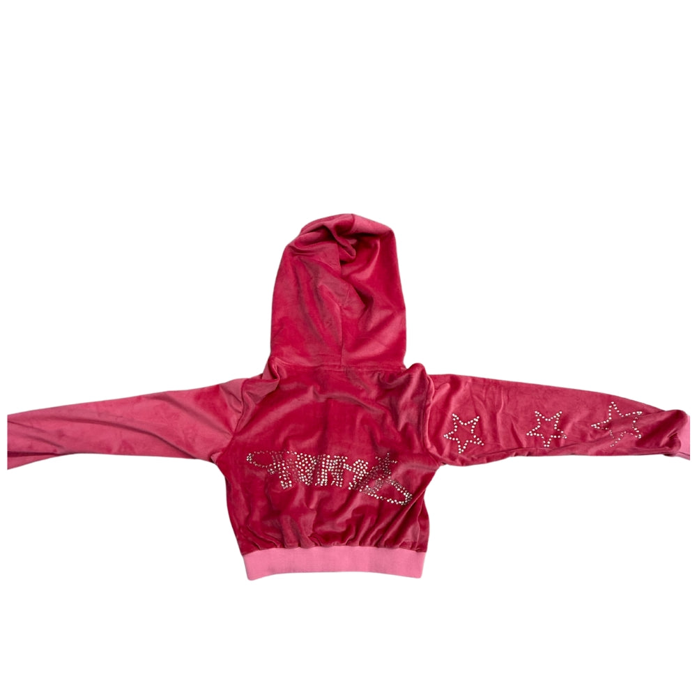 Ten/18 x M.O.S.T. Velour Cropped Hoodie